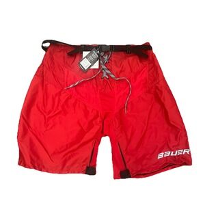 Bauer Team Nexus Pant Cover Shell Senior Red 1041235 2XL Mens NWT Hockey Shorts